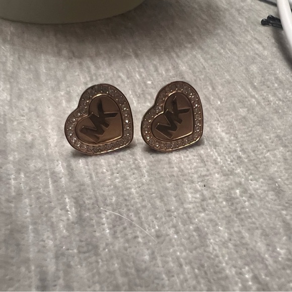 Michael Kors heart stud earrings - Picture 3 of 3